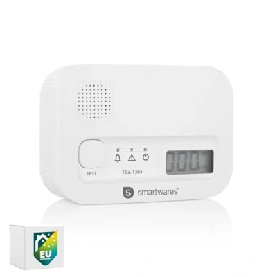 Abbildung von Smartwares FGA 13041, Kohlenstoffmonoxid, Haus, Büro, 40 m², 85 dB, 10 Jahr(e), Weiß