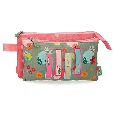 Abbildung von Enso Nature Dreifach Federmäppchen Rosa 22 x 12 5 cm Polyester