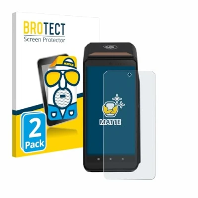 Abbildung von BROTECT Entspiegelungs Schutzfolie für ingenico Axium DX8000 (2 Stück) Matte Displayschutz Folie, Anti Reflex, Fingerprint