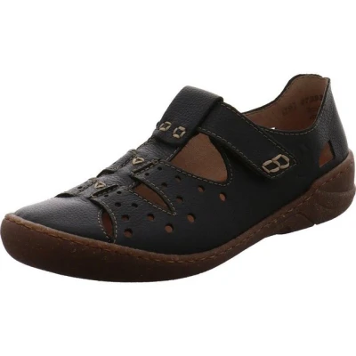 Abbildung von Rieker Riemensandalette, Damen, Größe: 39, Blau Schuhe