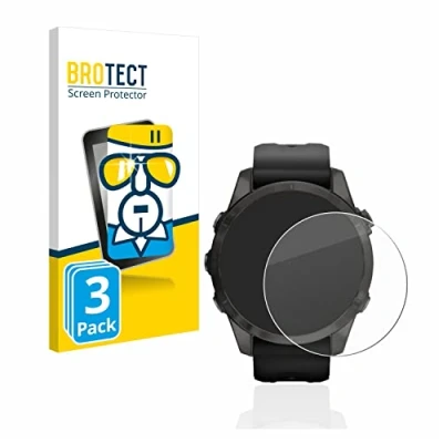 Abbildung von BROTECT (3 Stück Panzer Schutz Glas für Garmin Epix Pro (Gen 2) (42 mm) 9H Echtglas, Displayschutz