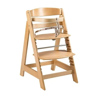 Abbildung von roba® Hochstuhl Treppenhochstuhl Sit Up Click, natur, aus Holz