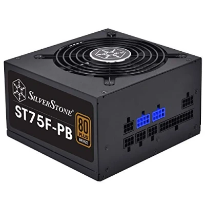 Abbildung von Silverstone SST ST75F PB Strider Plus Serie, 750W 80 Bronze ATX flüsterleises PC Netzteil mit 120 mm Lüfter, 100% modular