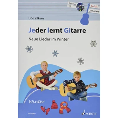 Abbildung von Jeder lernt Gitarre Neue Lieder im Winter: JelGi Liederbuch für allgemein bildende Schulen. Gitarre. Lehrbuch.