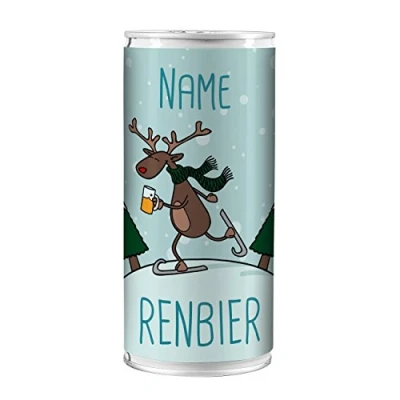 Abbildung von Lustapotheke® Bier mit Namen zu Weihnachten Renbier für alle Bierliebhaber