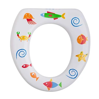 Abbildung von Rotho Babydesign Soft WC Sitz, Gepolstert, Ab 18 Monaten, Max. 50 kg Belastung, Weiß, 20431 0001