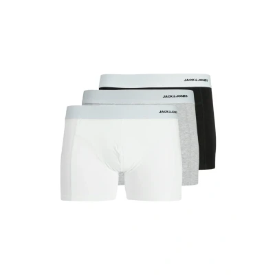 Abbildung von JACK &amp; JONES Herren Jacsense Bamboo Trunks 3 Pack Sn, White, l (3er Pack)
