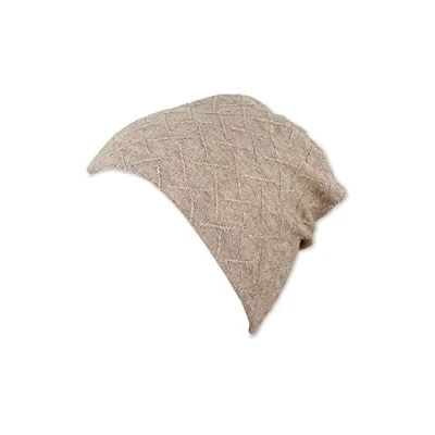 Abbildung von Sterntaler Baby Mädchen Slouch Beanie Raute Mütze, Beige, 53