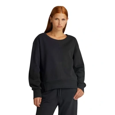 Abbildung von G STAR RAW Damen Constructed Loose Sweatshirt, Schwarz (dk black D24428 D562 6484), XS