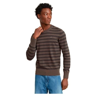 Abbildung von G STAR stripe Strickpullover, Herren, Größe: Medium, Gs grey asfalt