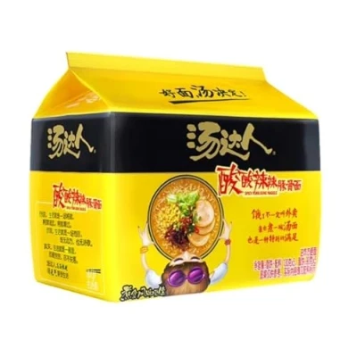 Abbildung von Infinitely Great Home Decor Center 5 Stück/Packung Tangdaren Chinese Food Snack Instant Nudeln, Sofortige Produkt (日式 拉面)