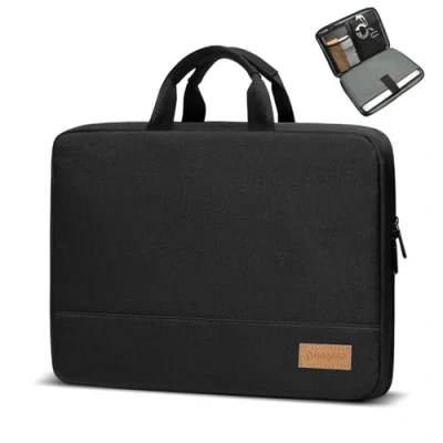 Abbildung von bagasin Laptop Hülle Tasche, 13 13,3 Zoll TSA Laptoptasche Schutzhülle Sleeve Wasserdicht mit 4 lagigem Schutz, Computer Tragetasche für MacBook, HP, Dell, Lenovo, Asus Notebook