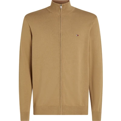 Abbildung von Tommy Hilfiger Essential ZIP Strickjacke safari, Herren, Größe: 4XL, Safari