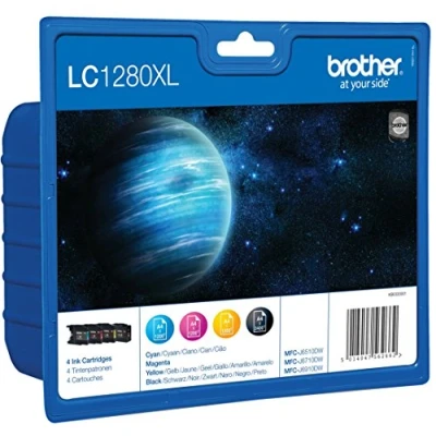Abbildung von Value pack! Brother LC1280XLVALBP BK C M Y tintenpatrone original