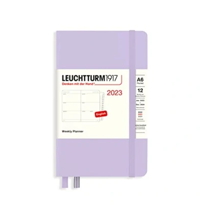 Abbildung von LEUCHTTURM1917 365951 Wochenkalender Pocket (A6) 2023, 12 Monate, Lilac, Englisch