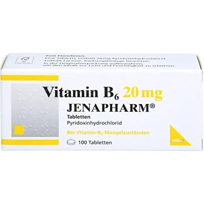 Abbildung von Vitamin B6 20 mg Jenapharm Tabletten 100 St