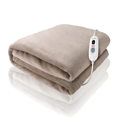 Abbildung von UFESA Softy Plus Elektrische Wärmedecke, 180 x 140 cm, 120 W, Ultraweich, 3 Temperaturstufen, automatische Abschaltung, waschbar