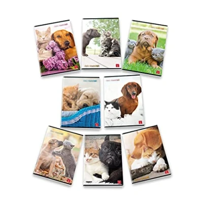 Abbildung von 02307691R Pack. 10 St HEFTE A4 DOLCI CUCCIOLI 42SH