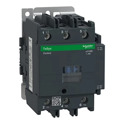 Abbildung von Schneider Electric, TeSys D Schütz LC1D80P7 3P (3 NO) AC 3 440 V 80 A 230 50/60 Hz Spule