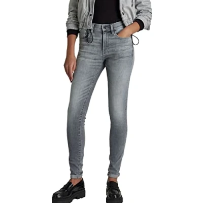 Abbildung von G Star Lhana Skinny Jeans Fit, Damen, Größe: 25x28, Sun faded glacier grey