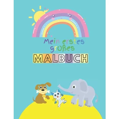 Abbildung von Mein Erstes Großes Malbuch Für Kinder Ab 2 Jahre: Kreativ Mitmachbuch zum Ausmalen und Fertigmalen
