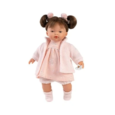 Abbildung von Llorens Stehpuppe Vera, brünett rosa, 33cm, Made in Europe