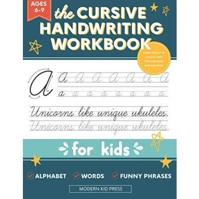 Abbildung von the Cursive Handwriting Workbook for Kids: A Fun and Engaging Writing Practice Book Children Beginners to Learn Art of Penmanship
