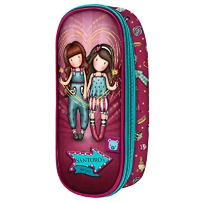 Abbildung von safta Unisex Kinder 10x23x6cm Mäppchen mit Reißverschluss Gorjuss Fairground Fireworks 10 x 23 6 cm, bunt, Einheitsgröße
