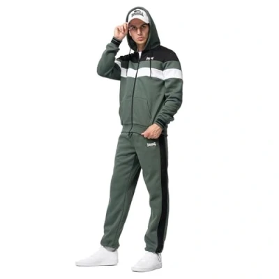 Abbildung von Lonsdale MIT Kapuze Normale Passform Ardnarff SET Trainingsanzug, Herren, Größe: XXL, Olive black white