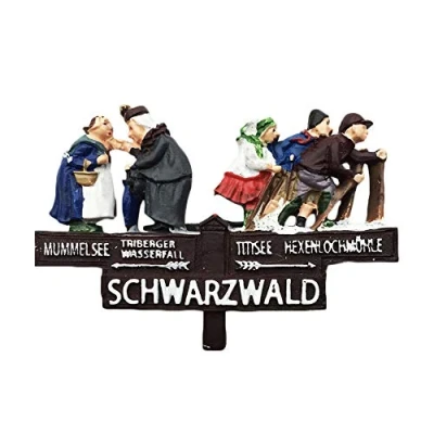 Abbildung von 3D Schwarzwald Deutschland Kühlschrank Kühlschrankmagnet Tourist Souvenirs Handmade Harz Handwerk Magnetische Aufkleber Home Küche Dekoration Reise Geschenk