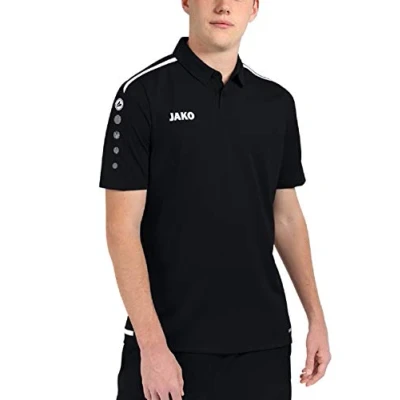 Abbildung von JAKO Herren Polo Striker 2.0, schwarz/weiß, 4XL, 6319