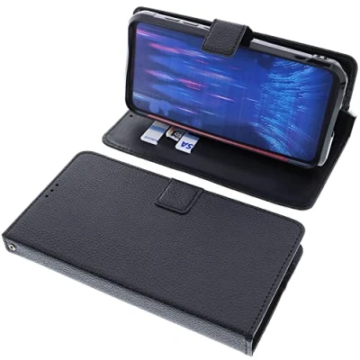 Abbildung von foto kontor Tasche kompatibel mit Doogee S97 PRO Book Style schwarz Schutz Hülle Buch