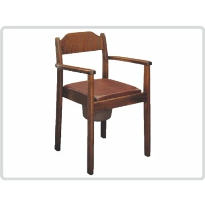 Abbildung von Holztoilettenstuhl Dunkel 1 St