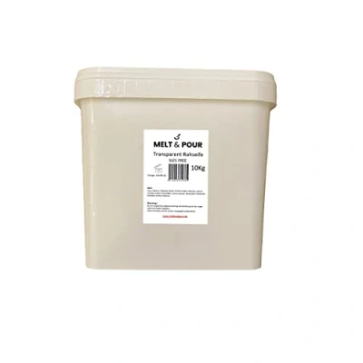 Abbildung von Melt and Pour Rohseife Seifenbasis Transparent SLES Free Soap Base 10 kg
