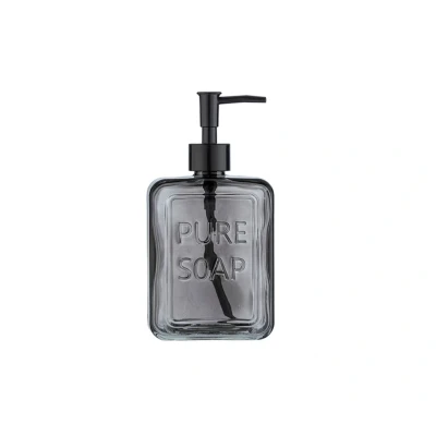 Abbildung von Wenko Seifenspender Glas Grau 550 ml
