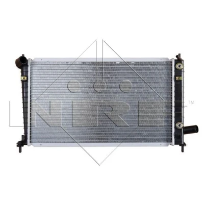 Abbildung von NRF 53196 Kühler, Motorkühlung Aluminium 608 350 26 Kühlrippen gelötet SAAB: 9 5 Kombi