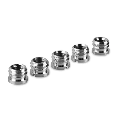 Abbildung von SMALLRIG Schraub Gewinde Mutter 1/4 Zoll Buchse auf 3/8 Stecker Mic Stand für Mikrofon Gopro Kamera Stativ Monopod Kugelkopf (5 Stück) 1610