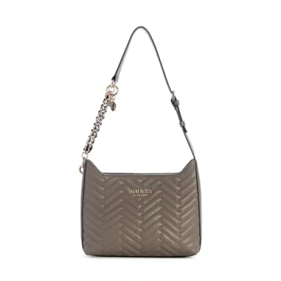 Abbildung von Guess Anning Shoulder BAG Handtasche, Damen, Größe: One Size, Dark taupe