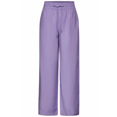 Abbildung von Street One WIDE LEG Stoffhose, Damen, Größe: 34x30, Lila
