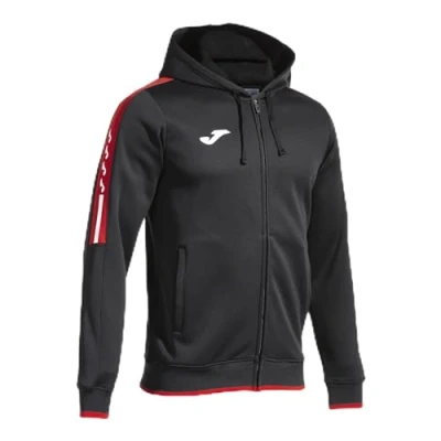 Abbildung von Joma Herren Olimpiada Kapuzenpullover, Schwarz/Rot, M