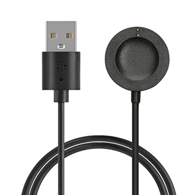 Abbildung von kwmobile USB Kabel Charger kompatibel mit Michael Kors GEN 6 / 5e 5 4 Watch Ladekabel Smart Ersatzkabel Fitnesstracker Aufladekabel in Schwarz