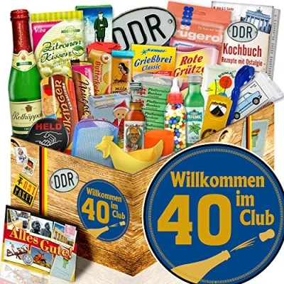 Abbildung von Wilkommen im Club 40 / Geschenkpaket Ost/Geschenke zum Geburtstag