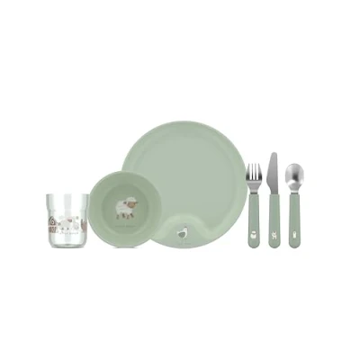 Abbildung von Mepal Kindergeschirr Set Mio 6er (6 tlg), Material Mix