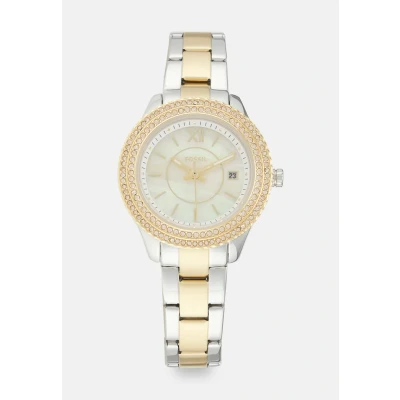 Abbildung von Fossil Stella Uhr, Damen, Größe: One Size, Silvercoloured