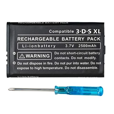 Abbildung von OSTENT 2500mAh 3.7V Wiederaufladbare Lithium ionen Akku + Tool Kit Pack Kompatibel für Nintendo 3DS LL/XL