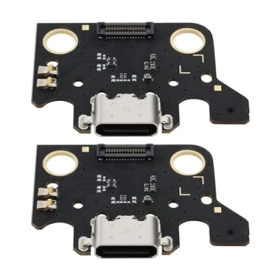 Abbildung von eMagTech 2 Stück Ersatz Typ C USB Ladeanschluss Dock Connector Board Kompatibel mit Samsung Galaxy Tab A7 10.4 SM T500 T505 Port Flex Kabel Reparatur Teil