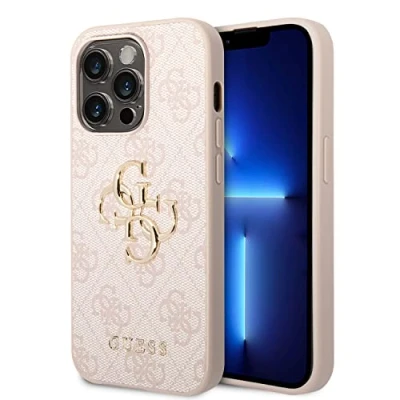Abbildung von Apple iPhone 14 Pro Hülle Kunststoff Guess Hard Case/Backcover Handyhülle Rosa