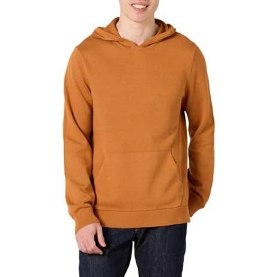Abbildung von Amazon Essentials Herren Kapuzenpullover mit lockerer Passform, Karamell, L