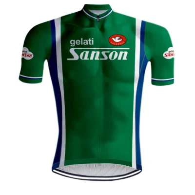 Abbildung von Retro Radtrikot Sanson Gelati REDTED