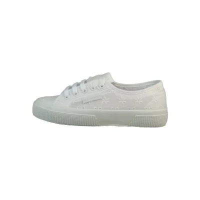 Abbildung von Superga 2750 FLOWER SANGALLO Sneaker aus besticktem Textilmaterial